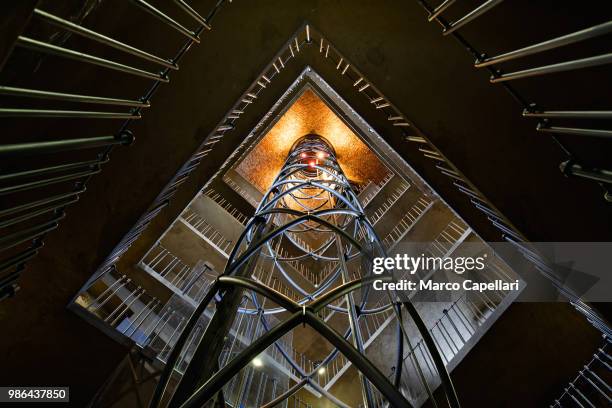 clock tower ascension - inside clock tower stock pictures, royalty-free photos & images