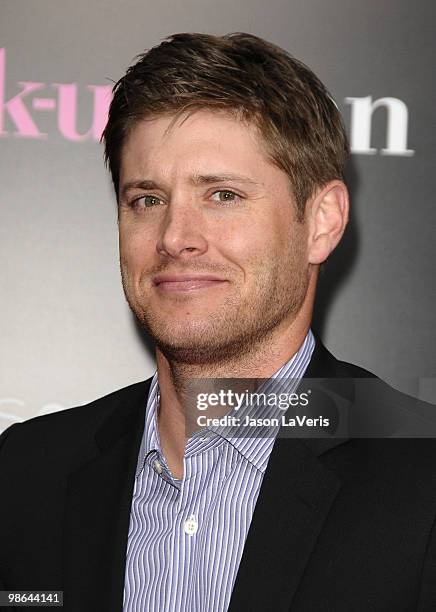 Actor Jensen Ackles attends the premiere of "The Back-Up Plan" at Regency Village Theatre on April 21, 2010 in Westwood, California.