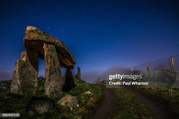 legananny dolmen - wharton stock pictures, royalty-free photos & images