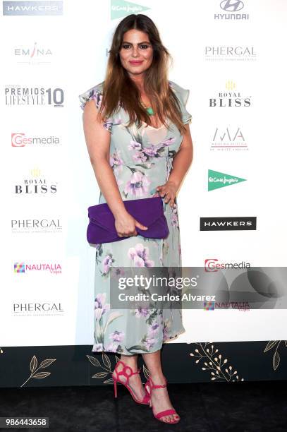 Marisa Jara attends the 'Lifestyle' Awards 2018 on June 28, 2018 in Madrid, Spain.