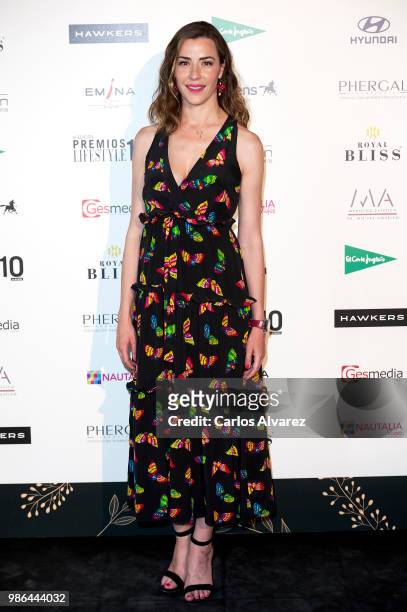 Model Ines Sainz attends the 'Lifestyle' Awards 2018 on June 28, 2018 in Madrid, Spain.