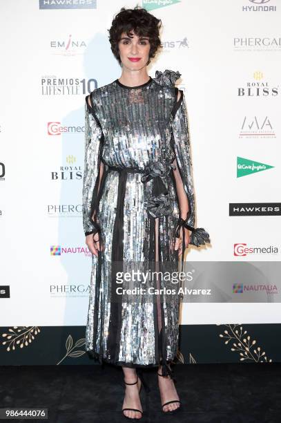 Actress Paz Vega attends the 'Lifestyle' Awards 2018 on June 28, 2018 in Madrid, Spain.