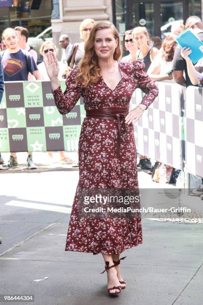 Amy Adams is seen on June 28, 2018 in New York City.