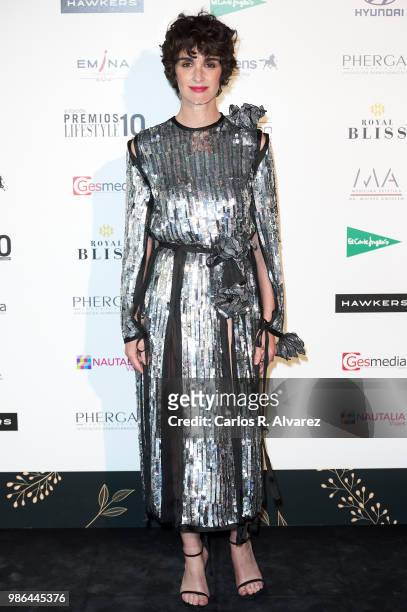 Actress Paz Vega attends the 'Lifestyle' Awards 2018 on June 28, 2018 in Madrid, Spain.