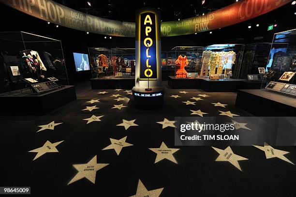 By Virginia MONTET, USA-music-theatre-history The entrance to the Smithsonian's African American History and Culture exhibit "Ain't Nothing Like The...