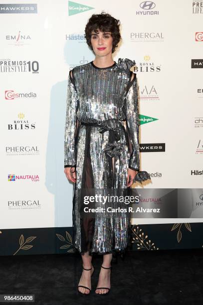 Actress Paz Vega attends the 'Lifestyle' Awards 2018 on June 28, 2018 in Madrid, Spain.