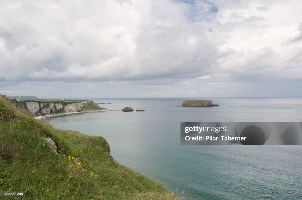 Vistas al Mar de Irlanda en Antrim.