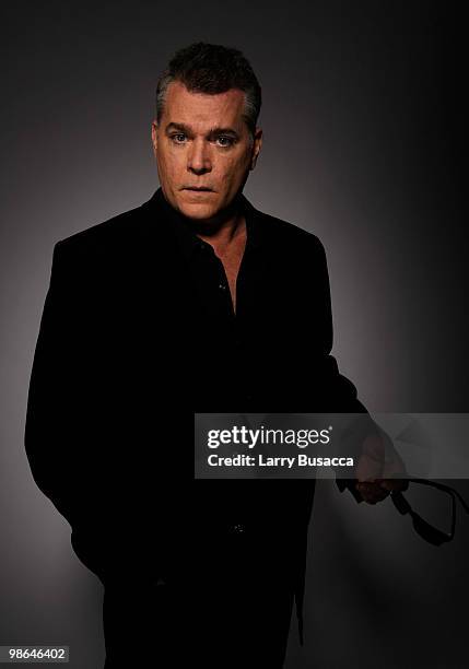 Actor Ray Liotta from the movie "Snowmen" attends the Tribeca Film Festival 2010 portrait studio at the FilmMaker Industry Press Center on April 24,...