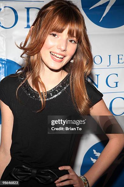 Bella Thorne attends "Project Runway for Project Angel Food" benefit and season finale party at Eleven NightClub on April 22, 2010 in West Hollywood,...