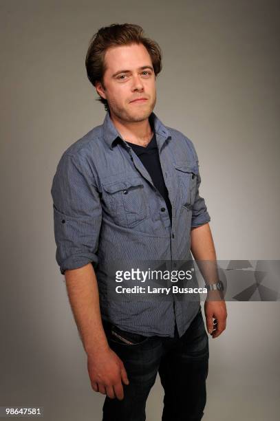 Actor Rory Keenan from the film "Zonad" attends the Tribeca Film Festival 2010 portrait studio at the FilmMaker Industry Press Center on April 24,...