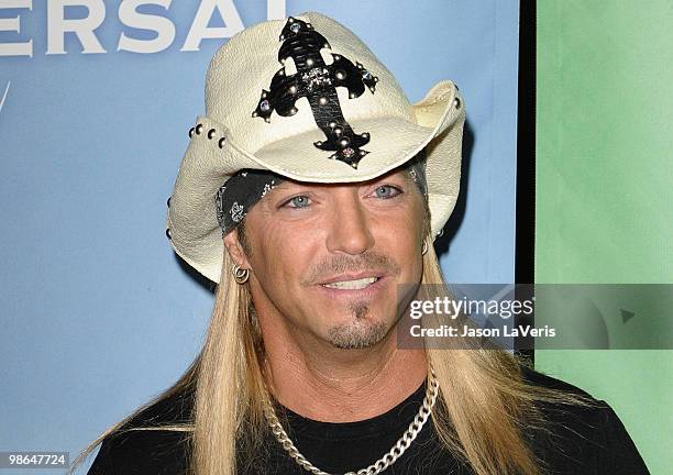 Singer Bret Michaels attends the NBC Universal press tour cocktail party at The Langham Resort on January 10, 2010 in Pasadena, California.