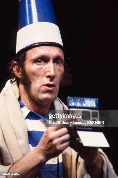 Rufus lors de son spectacle 'Rire à Pleurer' à Paris le 5 janvier 1984, France.