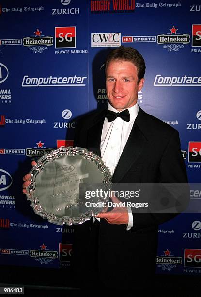 Mike Catt of Bath after being presented with The PRA Computacenter Player's Player of the Year Award at Lord's Cricket Ground, London. Mandatory...