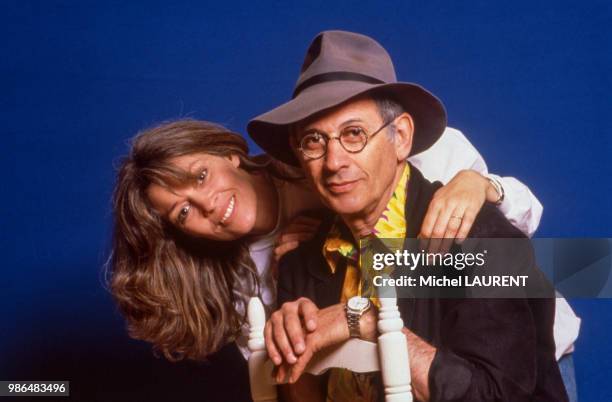 Jerry Schatzberg et sa femme Maureen Kerwin à Paris le 5 mai 1989, France.