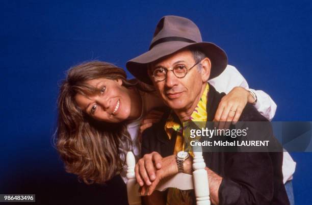 Jerry Schatzberg et sa femme Maureen Kerwin à Paris le 5 mai 1989, France.