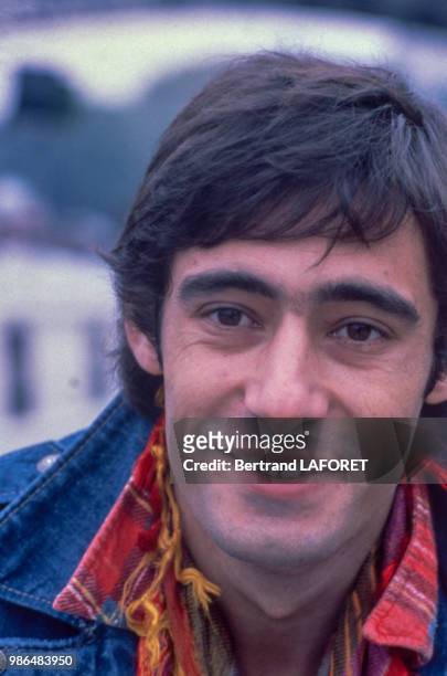 Acteur français Gérard Lanvin à Paris le 19 octobre 1980, France.