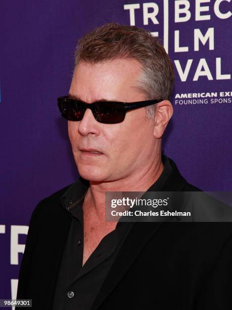 Actor Ray Liotta attends the "Snowmen" premiere during the 9th Annual Tribeca Film Festival at the School of Visual Arts Theater on April 24, 2010 in...