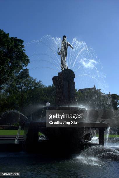 archibald fountain in hyde park - archibald fountain stock pictures, royalty-free photos & images