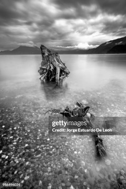 atitlan b&n - panajachel stock pictures, royalty-free photos & images