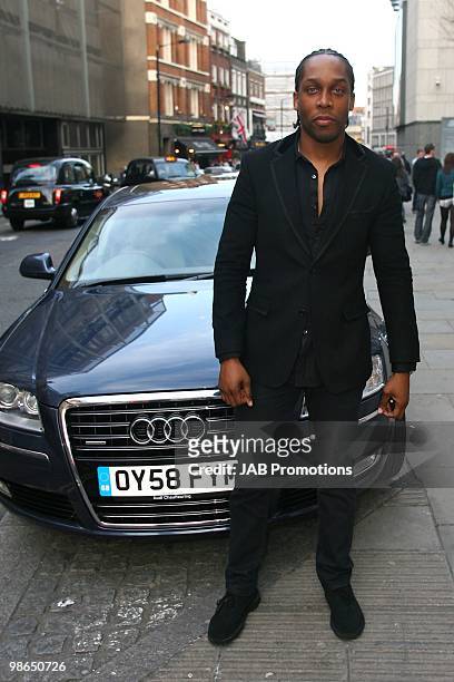 Lemar attends the Audi sponsored Cinderella Ballet at The Royal Opera House on April 24, 2010 in London, England.
