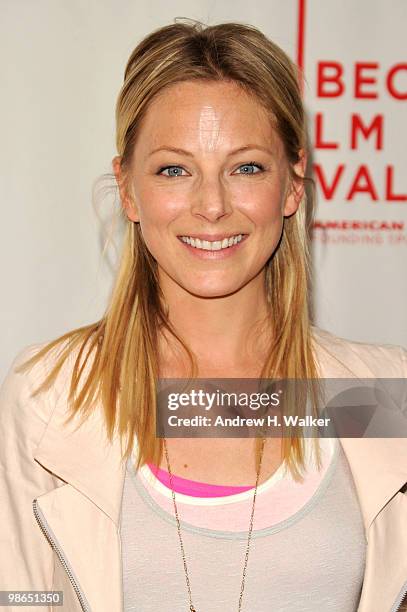 Actress Anastasia Griffith attends the premiere of "Open House" during the 2010 Tribeca Film Festival at the Clearview Chelsea Cinemas on April 24,...