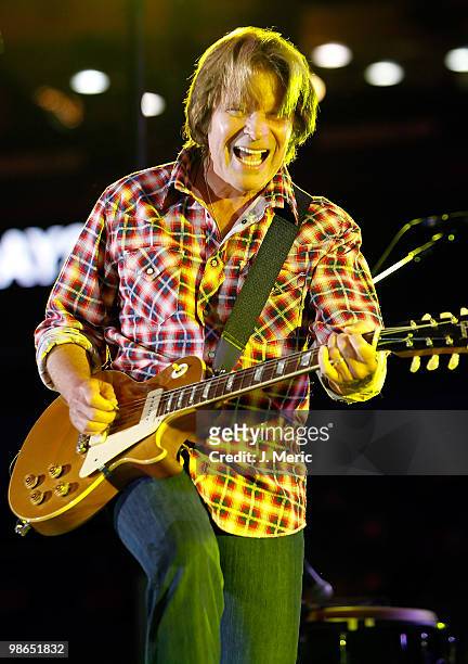 John Fogerty performs at the Tampa Bay Rays Summer Concert Series on April 24, 2010 at Tropicana Field in St Petersburg, Florida.