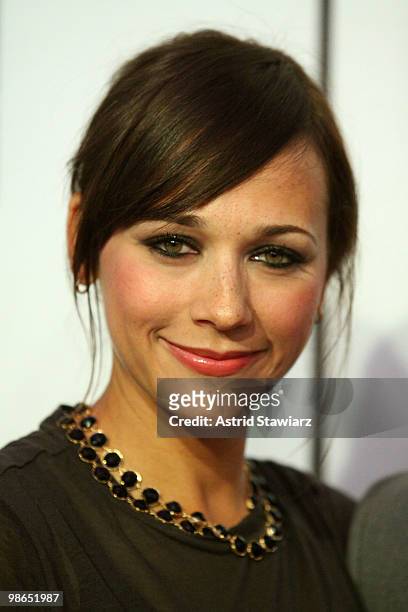 Actress Rashida Jones attends the premiere of "Monogamy" during the 2010 Tribeca Film Festival at the Tribeca Performing Arts Center on April 24,...