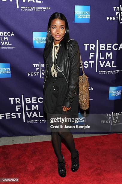 Genevieve Jones attends the premiere of "Metropia" during the 2010 Tribeca Film Festival at Village East Cinema on April 24, 2010 in New York City.