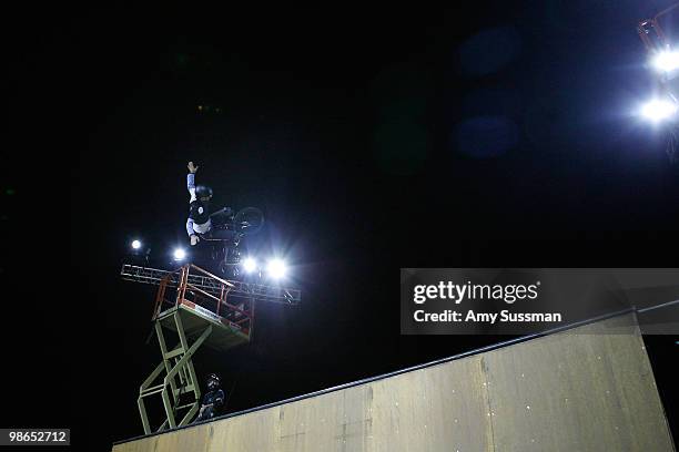 Rider Mat Hoffman attends "The Birth Of Big Air" presented by Drive-In during the 2010 Tribeca Film Festival at North Cove at World Financial Center...