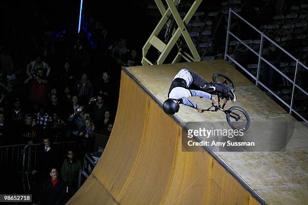 Rider Mat Hoffman attends "The Birth Of Big Air" presented by Drive-In during the 2010 Tribeca Film Festival at North Cove at World Financial Center...