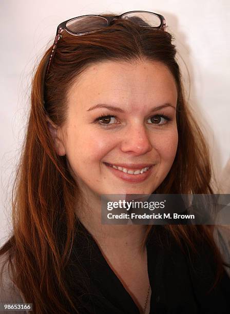 Actress/author Amber Tamblyn attends the 15th annual Los Angeles Times Festival of Books at UCLA on April 24, 2010 in Los Angeles, California.