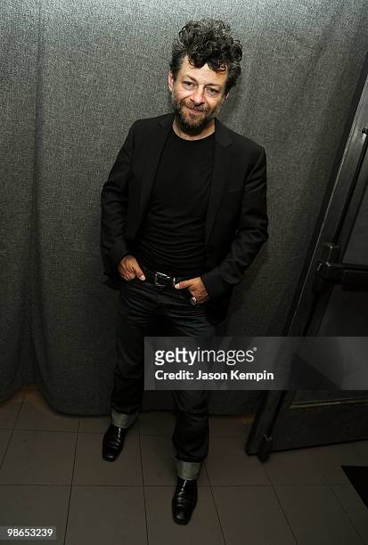 Actor Andy Serkis attends the "Sex & Drugs & Rock & Roll" after party during the 2010 Tribeca Film Festival at Breslin Bar and Dining Room on April...