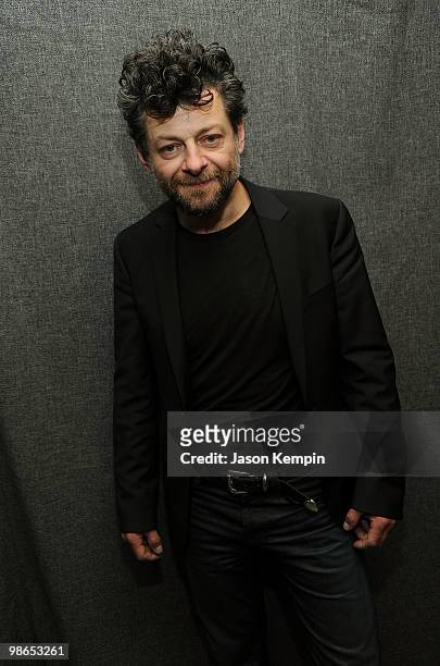 Actor Andy Serkis attends the "Sex & Drugs & Rock & Roll" after party during the 2010 Tribeca Film Festival at Breslin Bar and Dining Room on April...