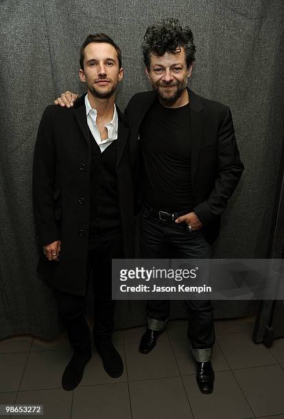 Director Mat Whitecross and actor Andy Serkis attend the "Sex & Drugs & Rock & Roll" after party during the 2010 Tribeca Film Festival at Breslin Bar...
