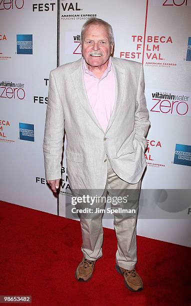 Actor Brian Dennehy attends the "Every Day" premiere during the 9th Annual Tribeca Film Festival at the Tribeca Performing Arts Center on April 24,...