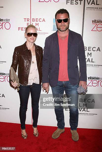 Actors Naomi Watts and Liev Schreiber attend the "Every Day" premiere during the 9th Annual Tribeca Film Festival at the Tribeca Performing Arts...