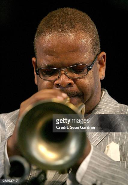 Terence Blanchard performs during the 2010 New Orleans Jazz & Heritage Festival Presented By Shell at the Fair Grounds Race Course on April 24, 2010...