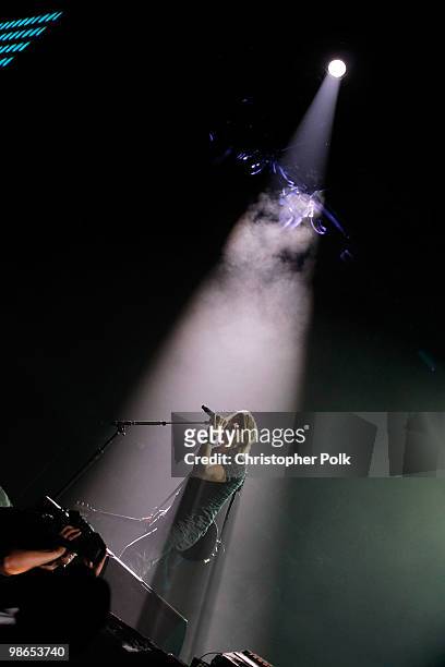 Musician Keith Urban performs during day 1 of Stagecoach: California's Country Music Festival 2010 held at The Empire Polo Club on April 24, 2010 in...