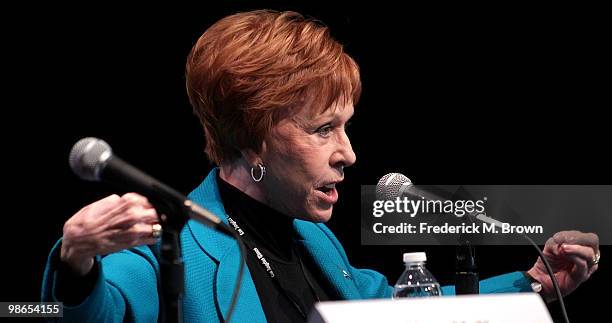 Actress/author Carol Burnett attends the 15th annual Los Angeles Times Festival of Books at UCLA on April 24, 2010 in Los Angeles, California.