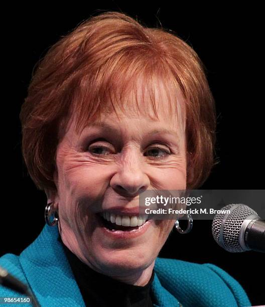 Actress/author Carol Burnett attends the 15th annual Los Angeles Times Festival of Books at UCLA on April 24, 2010 in Los Angeles, California.