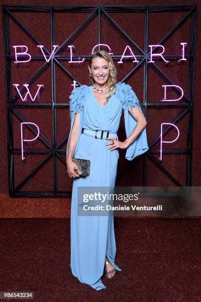 Princess Lilly Sayn Wittgenstein Berleburg attends BVLGARI Dinner & Party at Stadio dei Marmi on June 28, 2018 in Rome, Italy.