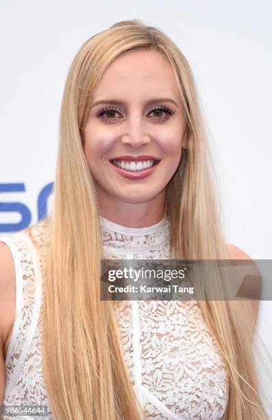 Naomi Broady attends the WTA's 'Tennis On The Thames' evening reception at Bernie Spain Gardens South Bank on June 28, 2018 in London, England.