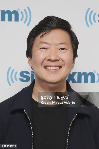 Comedian Ken Jeong visits SiriusXM Studios on June 28, 2018 in New York City.