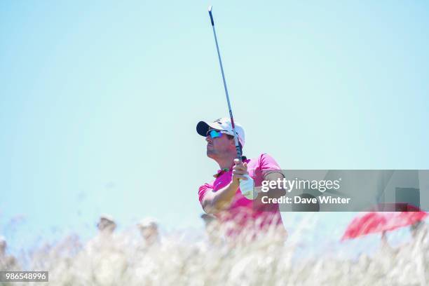 Alexander BJORK of Sweden during the HNA French Open on June 28, 2018 in Saint-Quentin-en-Yvelines, France.