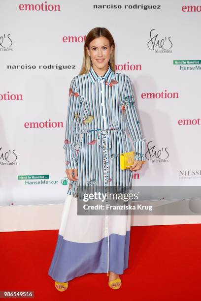 Wolke Hegenbarth attends the Emotion Award at Curiohaus on June 28, 2018 in Hamburg, Germany.