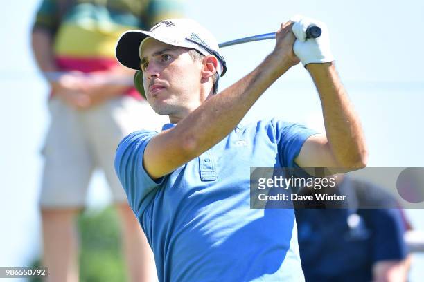 Chase KOEPKA of USA during the HNA French Open on June 28, 2018 in Saint-Quentin-en-Yvelines, France.