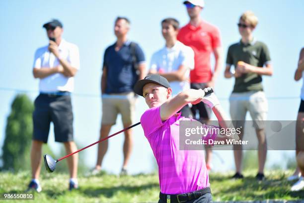 Marcus KINHULT of Sweden during the HNA French Open on June 28, 2018 in Saint-Quentin-en-Yvelines, France.