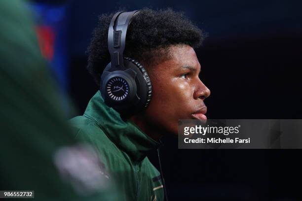 XxSTL2LAxX of Bucks Gaming during the game against Kings Guard Gaming on June 22, 2018 at the NBA 2K League Studio Powered by Intel in Long Island...