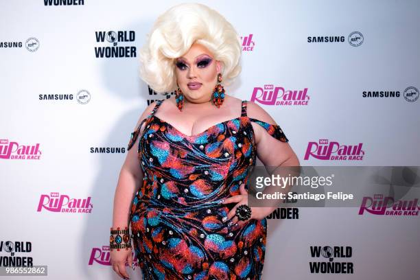 Eureka O'Hara attends the "RuPaul's Drag Race" Season 10 Finale at Samsung 837 on June 28, 2018 in New York City.