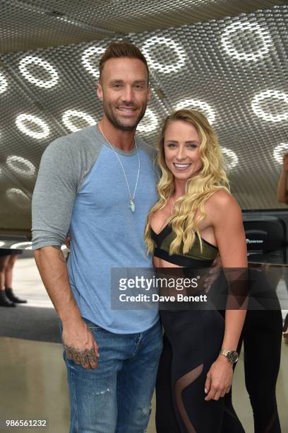 Calum Best and Sophie Grace Holmes attend The Ride Of Your Life 'Detox to Retox' Evening on June 28, 2018 in London, England.